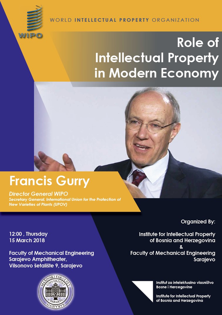 “The Role of Intellectual Property in a Modern Economy” Lecture