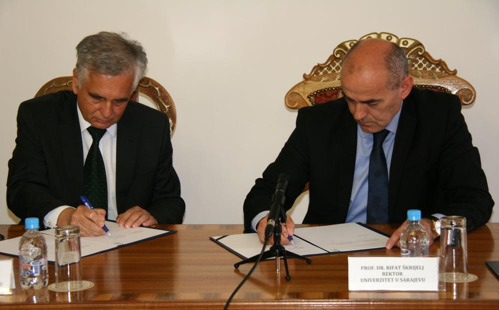 Obnovljen Sporazum o akademskoj saradnji između Univerziteta u Novom Sadu i Univerziteta u Sarajevu
