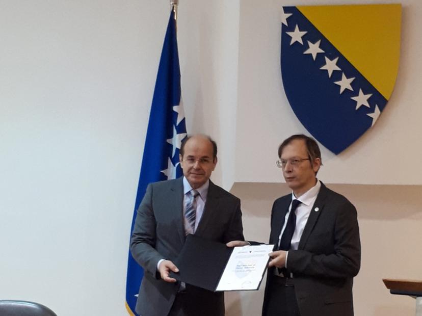 Akademik prof. dr. Dejan Milošević dobitnik državne nagrade u oblasti nauke za uspjehe na međunarodnom planu
