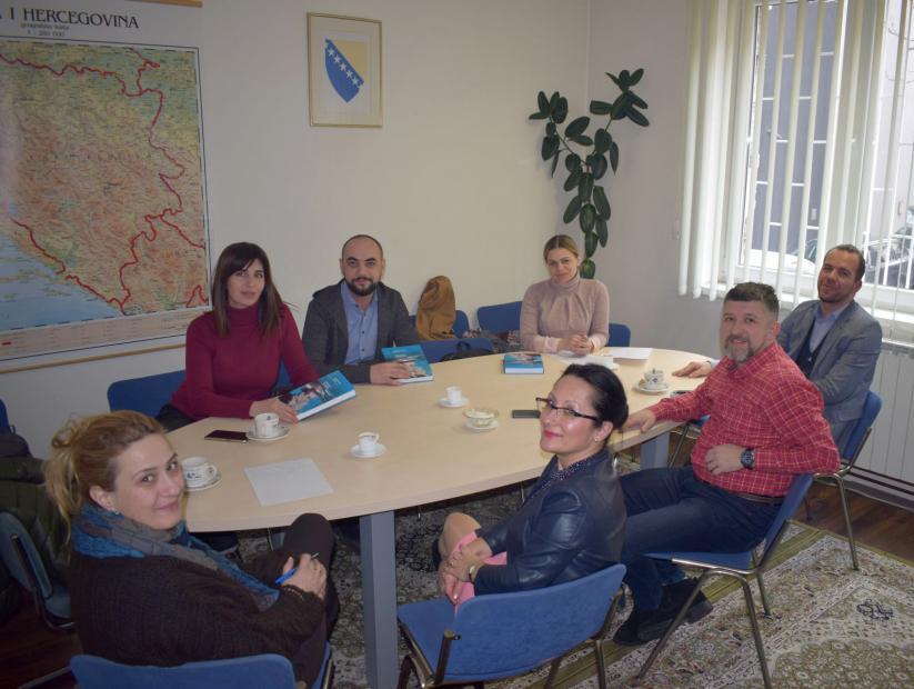 Institut za jezik posjetili članovi Odbora za obrazovanje pri Bošnjačkom nacionalnom vijeću iz Novog Pazara