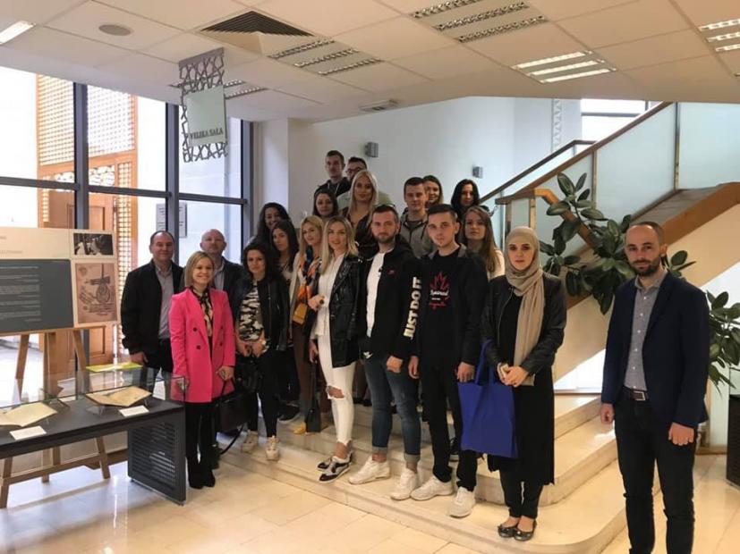 Posjeta studenata Fakulteta za upravu Gazi Husrev-begovoj biblioteci