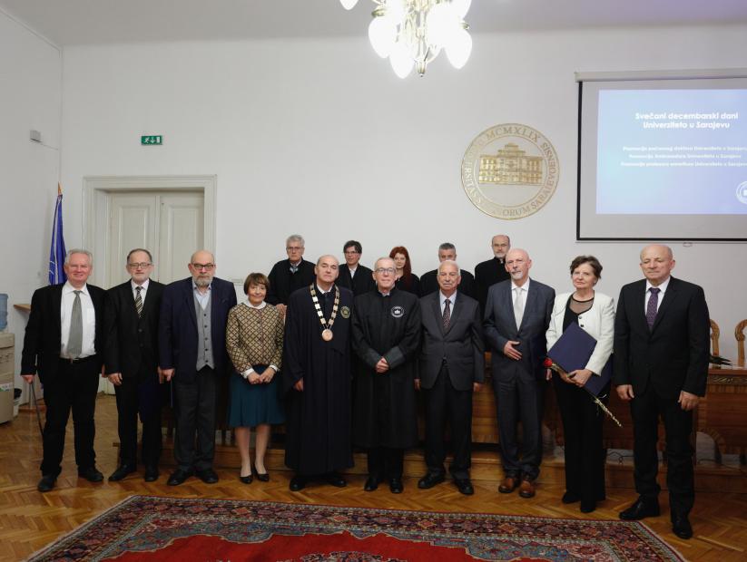 Promovirani počasni doktor Univerziteta u Sarajevu, Ambasador Univerziteta i profesori emeritusi Univerziteta u Sarajevu