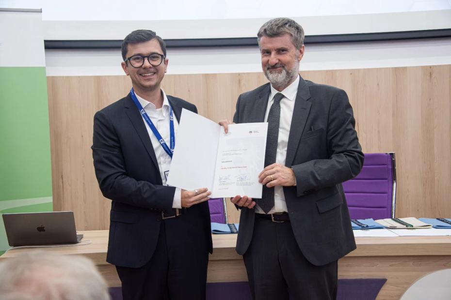 Dr. sc. Mirza Buljubašić dobitnik prestižne nagrade "Danubius Young Scientist Award" za 2023. godinu