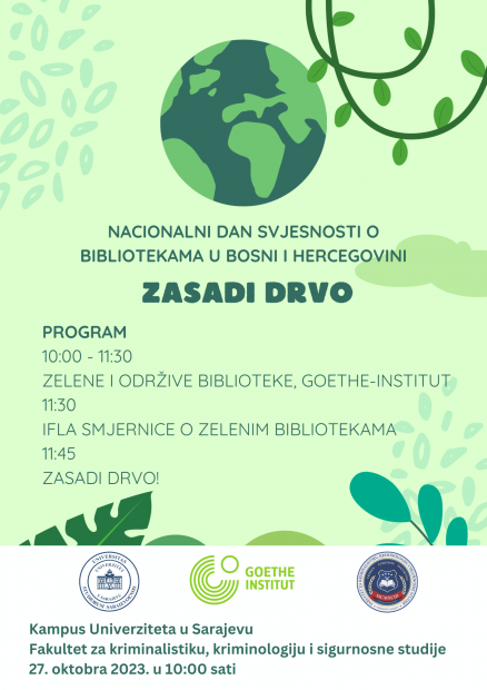 Nacionalni dan svjesnosti o bibliotekama u BiH | Zasadi drvo