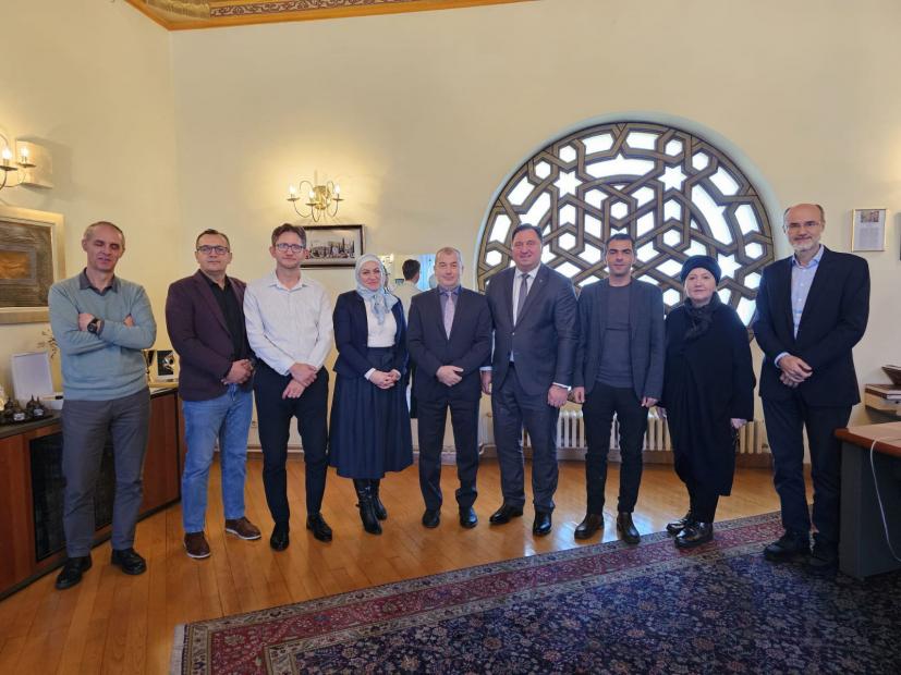 Delegacija Medija centra Islamske zajednice u posjeti Fakultetu islamskih nauka UNSA