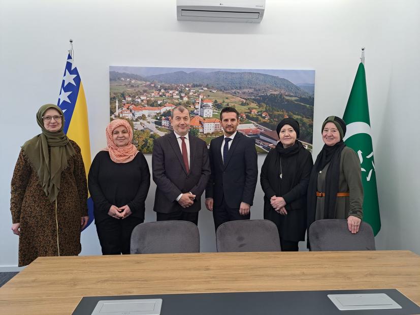 Delegacija Fakulteta islamskih nauka UNSA u posjeti Medresi Osman-ef. Redžović u Visokom