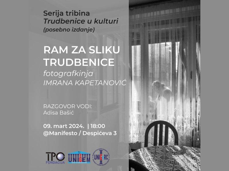 POZIV | Serija tribina "Trudbenice u kulturi" (posebno izdanje)