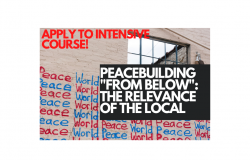 Izgradnja mira “odozdo”: Relevantnost „Lokalnog“ u procesima izgradnje mira