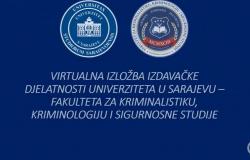 Virtualna promocija izdavačke djelatnosti Fakulteta za kriminalistiku, kriminologiju i sigurnosne studije UNSA