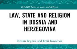 Naučna monografija "Law, State and Religion in Bosnia and Herzegovina" u izdanju Routledgea