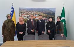 Delegacija Fakulteta islamskih nauka UNSA u posjeti Medresi Osman-ef. Redžović u Visokom