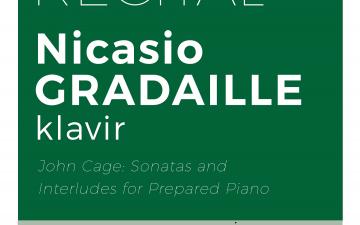 John Cage u fokusu: Klavirski recital Nicasia Gradaille u okviru Koncertne sezone MAS