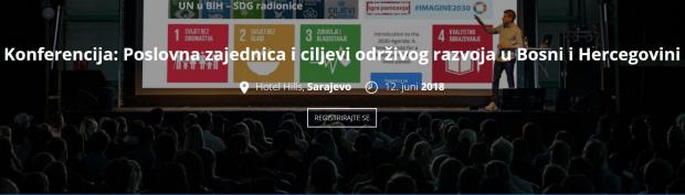 Konferencija „Poslovna zajednica i ciljevi održivog razvoja u Bosni i Hercegovini“