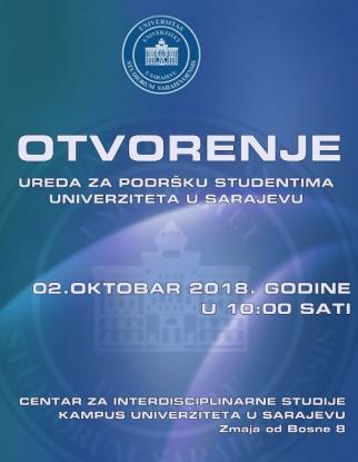 Svečano otvorenje Ureda za podršku studentima Univerziteta u Sarajevu