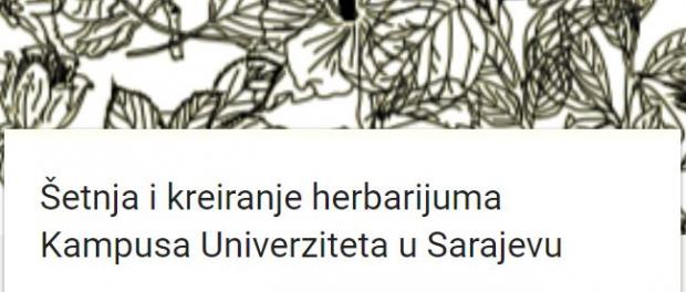 Šetnja i kreiranje herbarija Kampusa Univerziteta u Sarajevu