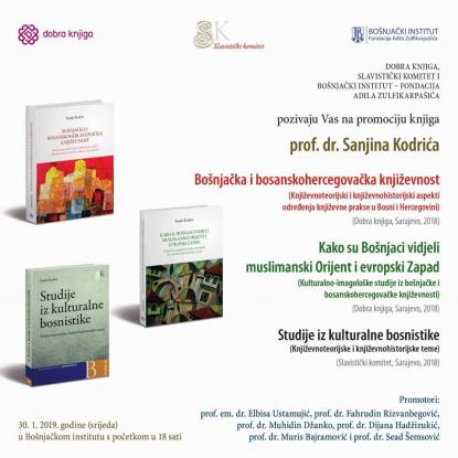 Promocija knjiga prof. dr. Sanjina Kodrića