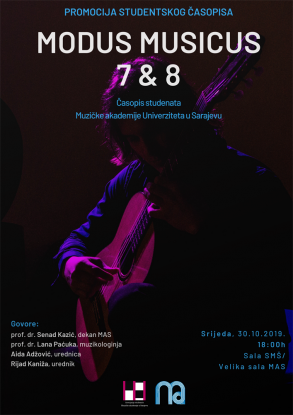 Promocija studentskog časopisa Modus Musicus 7 & 8