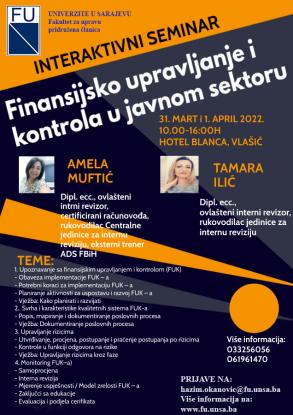 Seminar „Finansijsko upravljanje i kontrola u javnom sektoru“
