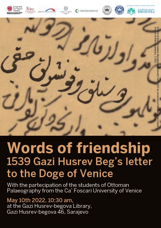 Susret “Riječi prijateljstva: Gazi Husrev-begovo pismo duždu Venecije”