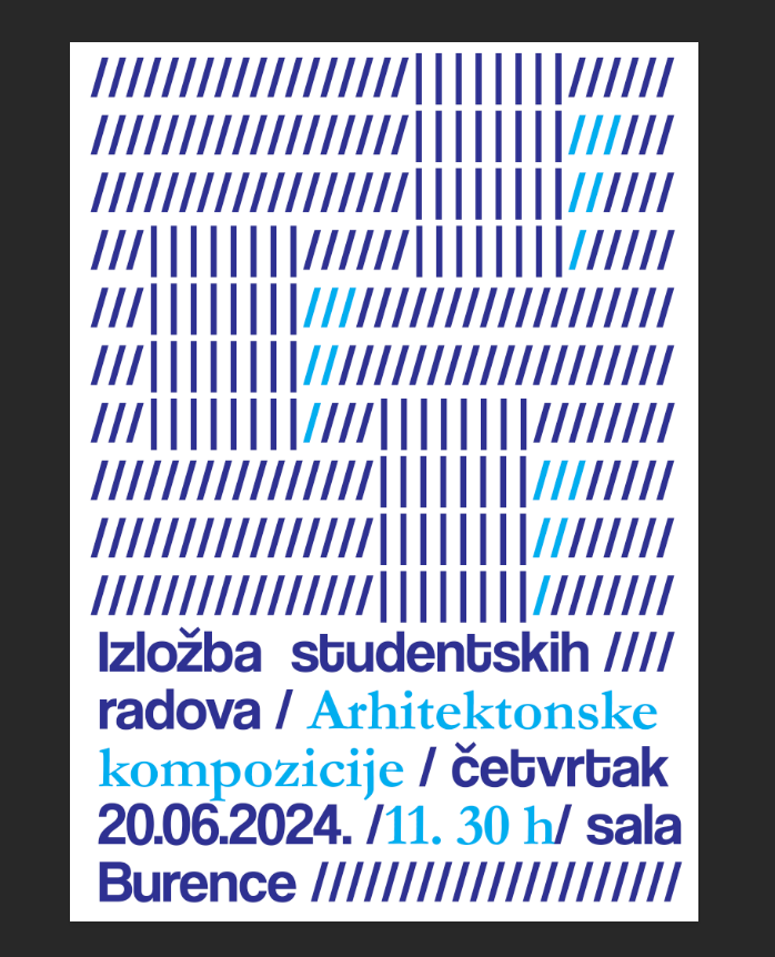Arhitektonski fakultet UNSA | Izložba studentskih radova arhitektonske kompozicije