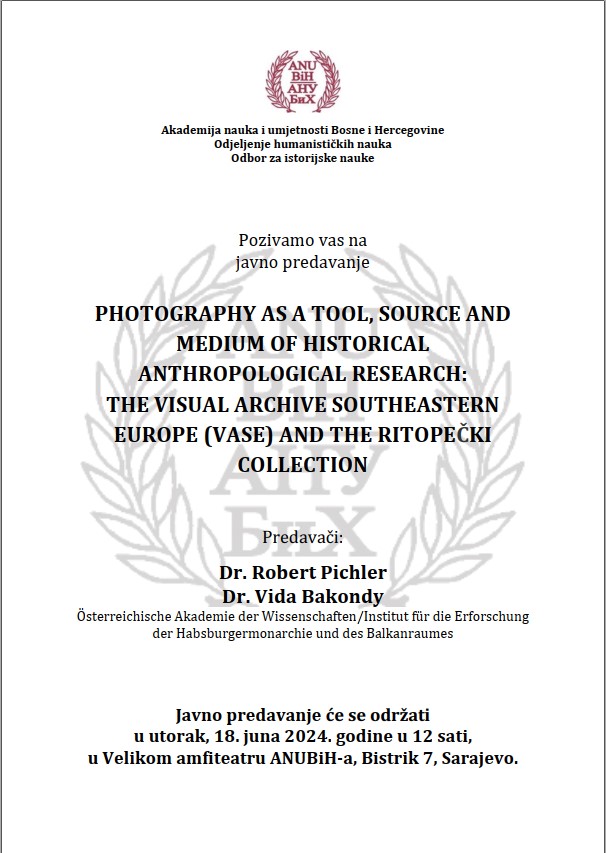 Javno predavanje u okviru aktivnosti Odbora za historijske nauke ANUBiH