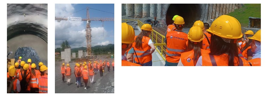 Posjeta studenata Građevinskog fakulteta UNSA gradilištima na koridoru Vc