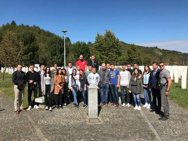 UNSA Faculty of Sports and Physical Education Teachers and Students Visited Potocari