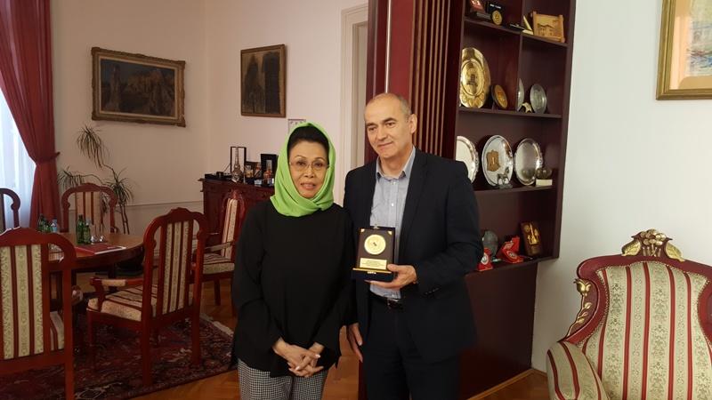 Posjeta ambasadorice Indonezije rektoru Univerziteta u Sarajevu