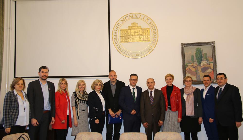 Susret rektora Sveučilišta u Mostaru i Univerziteta u Sarajevu