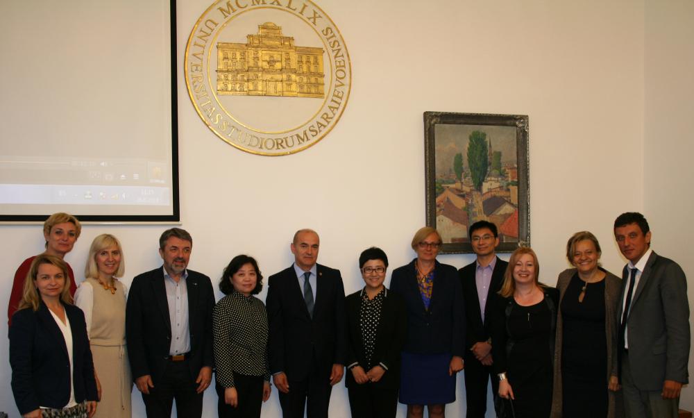Delegacija Državnog pedagoškog univerziteta u Pekingu u posjeti Univerzitetu u Sarajevu