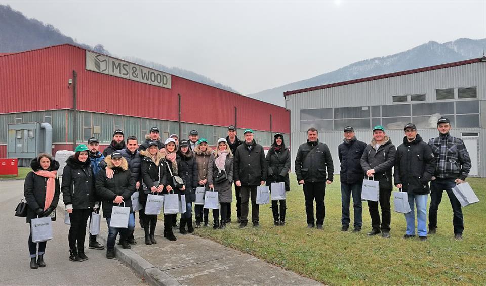 Studenti i profesori Mašinskog fakulteta u Sarajevu posjetili kompaniju MS&WOOD u Fojnici