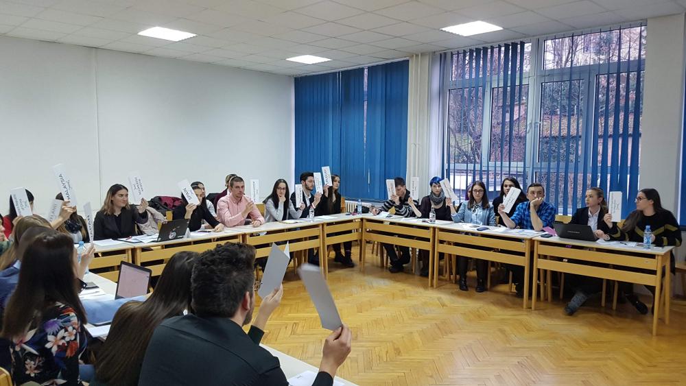 Završen model simulacije rada tijela Ujedinjenih nacija na Fakultetu političkih nauka