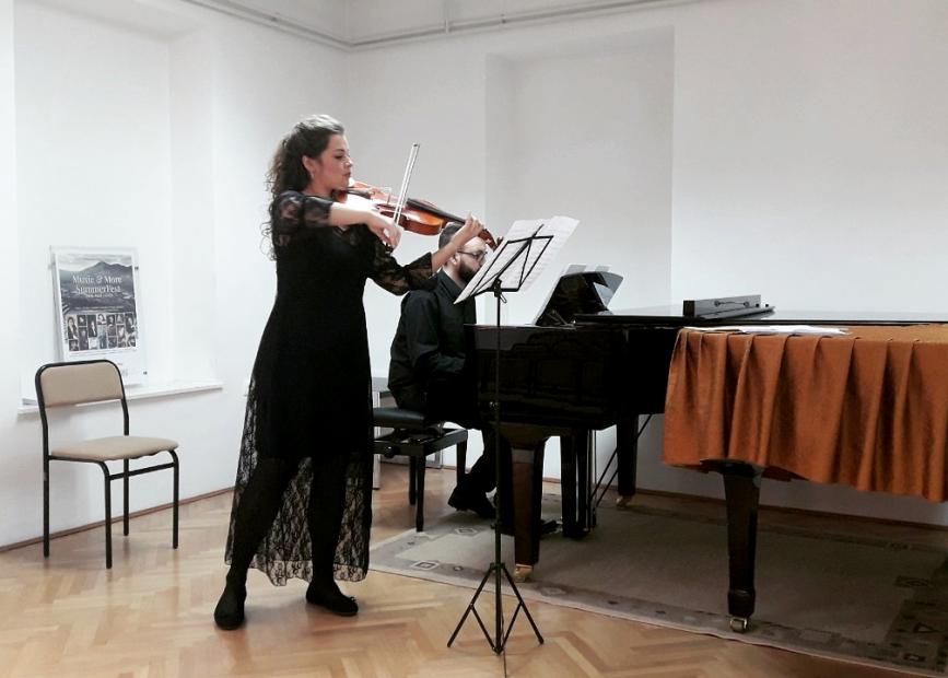 Održan koncert barokne muzike i masterclass Aide Dajić (viola) i Mirona Konjevića (klavir)