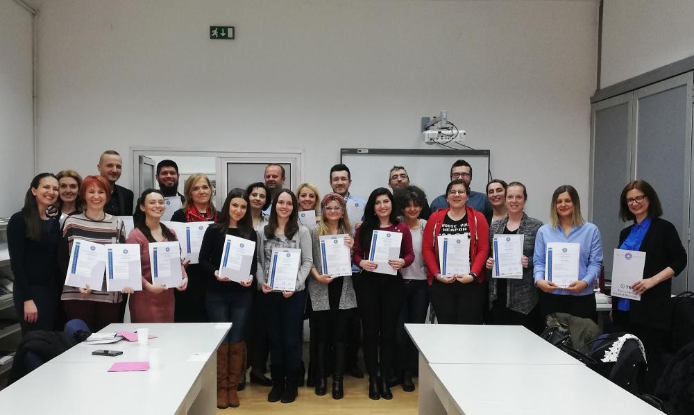 Svečano dodijeljeni certifikati za učesnike prvog ciklusa programa TRAIN