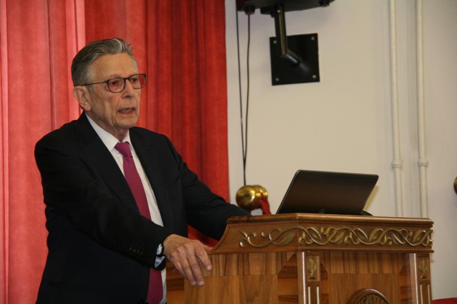 Prof. Dr. Norman Sartorius held a lecture at the University of Sarajevo - Mental health protection in the education system