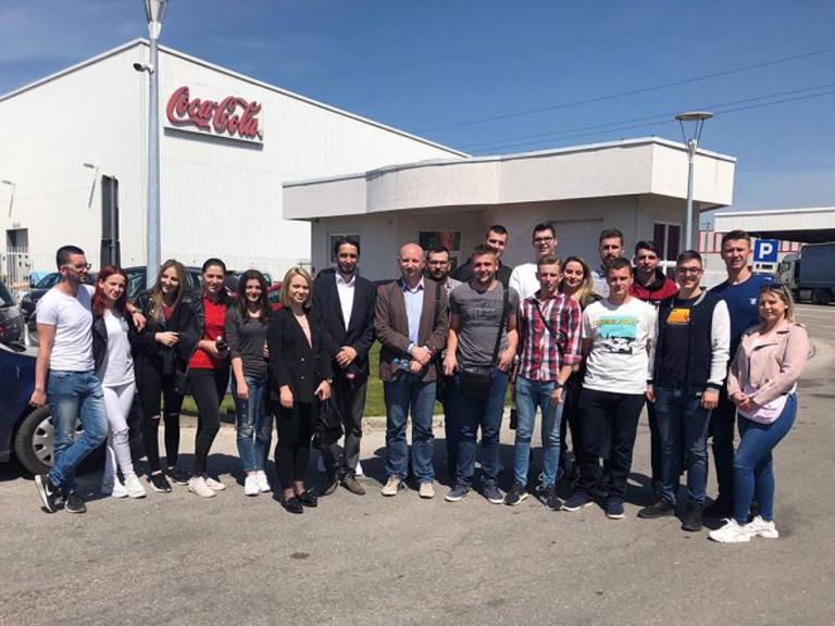Studenti Fakulteta za upravu posjetili kompaniju Coca-Cola