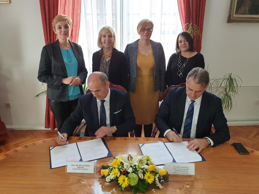 Potpisan Sporazum o saradnji između Univerziteta u Sarajevu i Privredne komore Federacije BiH