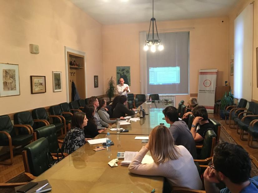 Održano predavanje registrara Ustavnog suda Bosne i Hercegovine u okviru Klinike iz ljudskih prava
