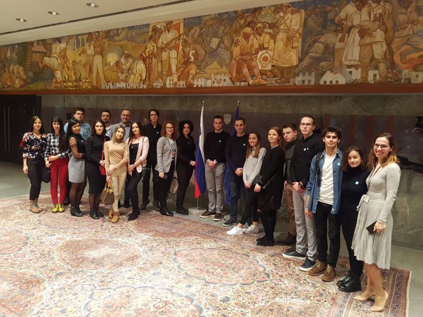 Studenti Fakulteta političkih nauka u Sarajevu u studijskoj posjeti Ljubljani