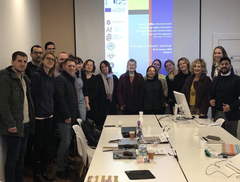 Na Arhitektonskom fakultetu održava se seminar „Trening trenera“ u okviru Erasmus+ projekta HURBE