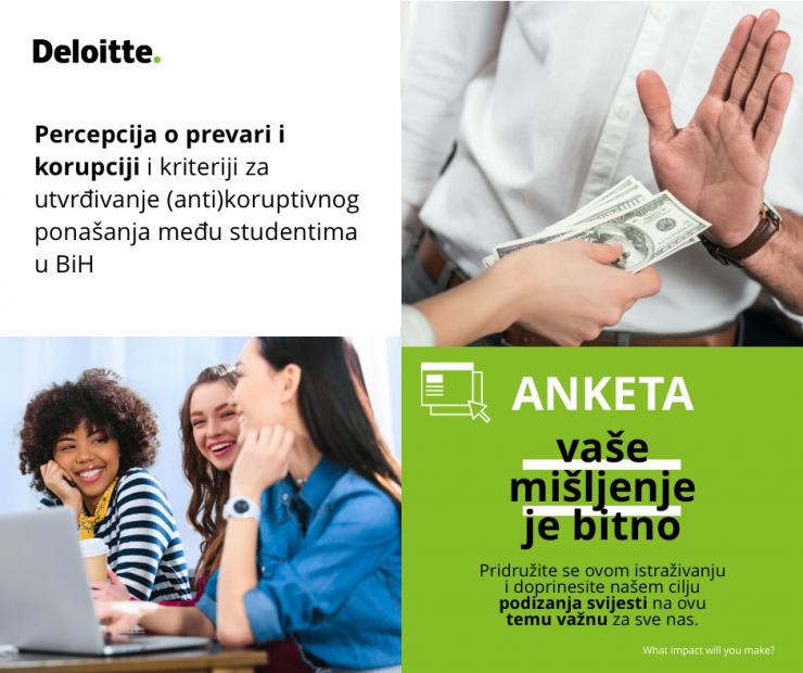 Percepcija prevare i korupcije i kriteriji za utvrđivanje (anti) koruptivnog ponašanja među studentima u Bosni i Hercegovini
