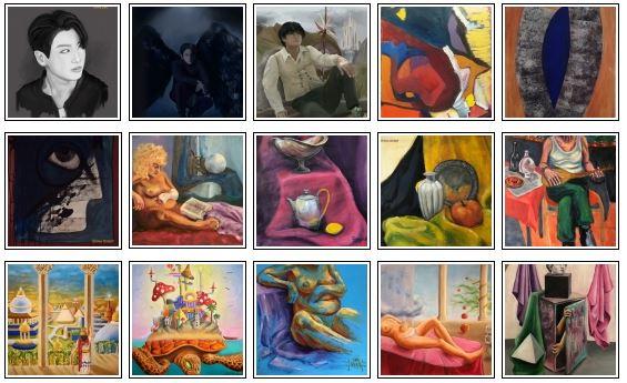 Studentski radovi - Slikanje II, Crtanje II, Slikanje IV