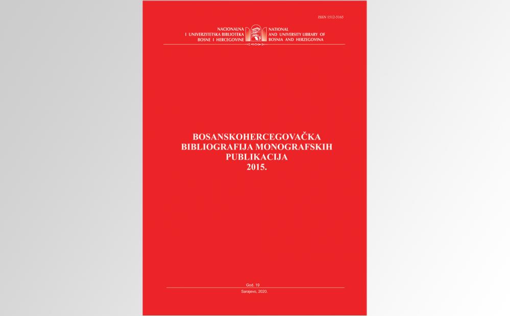 Bosanskohercegovačka bibliografija monografskih publikacija 2015