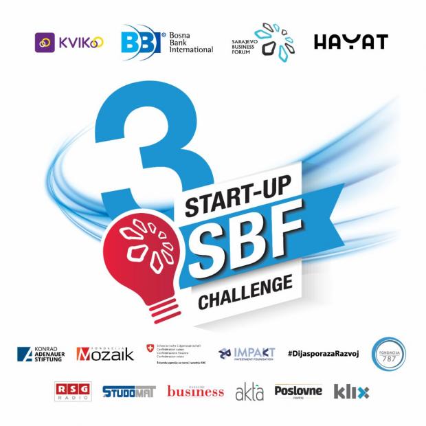 Treća sezona TV-takmičenja „Sarajevo Business Forum (SBF) Start-up Challenge“ 