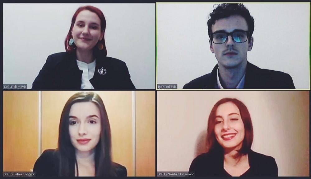 Studenti Pravnog fakulteta UNSA osvojili treće mjesto na regionalnom takmičenju iz medijskog prava i kvalificirali se na svjetsko takmičenje u Oxfordu