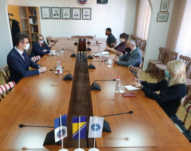 Posjeta ministra za obrazovanje, nauku i mlade KS Fakultetu za kriminalistiku, kriminologiju i sigurnosne studije