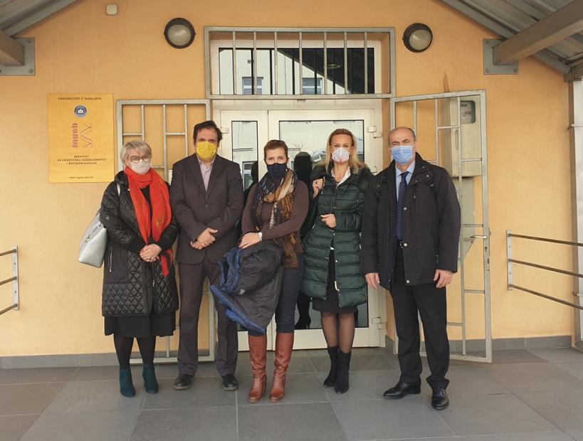 Ministrica za nauku, visoko obrazovanje i mlade KS i rektor Univerziteta u Sarajevu posjetili INGEB, Farmaceutski fakultet i Veterinarski fakultet