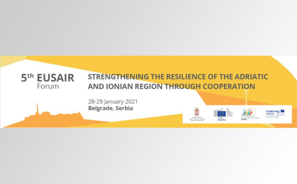 Peti forum Strategije EU za jadransko-jonsku regiju (EUSAIR)