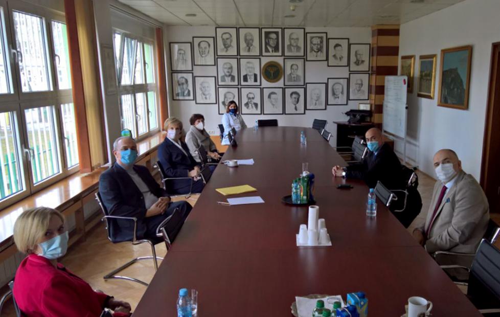 Rektor Univerziteta u Sarajevu prof. dr. Rifat Škrijelj u posjeti Medicinskom fakultetu Univerziteta u Sarajevu