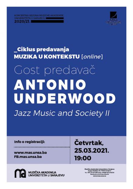 Ciklus predavanja: MUZIKA U KONTEKSTU II 2020/2021.